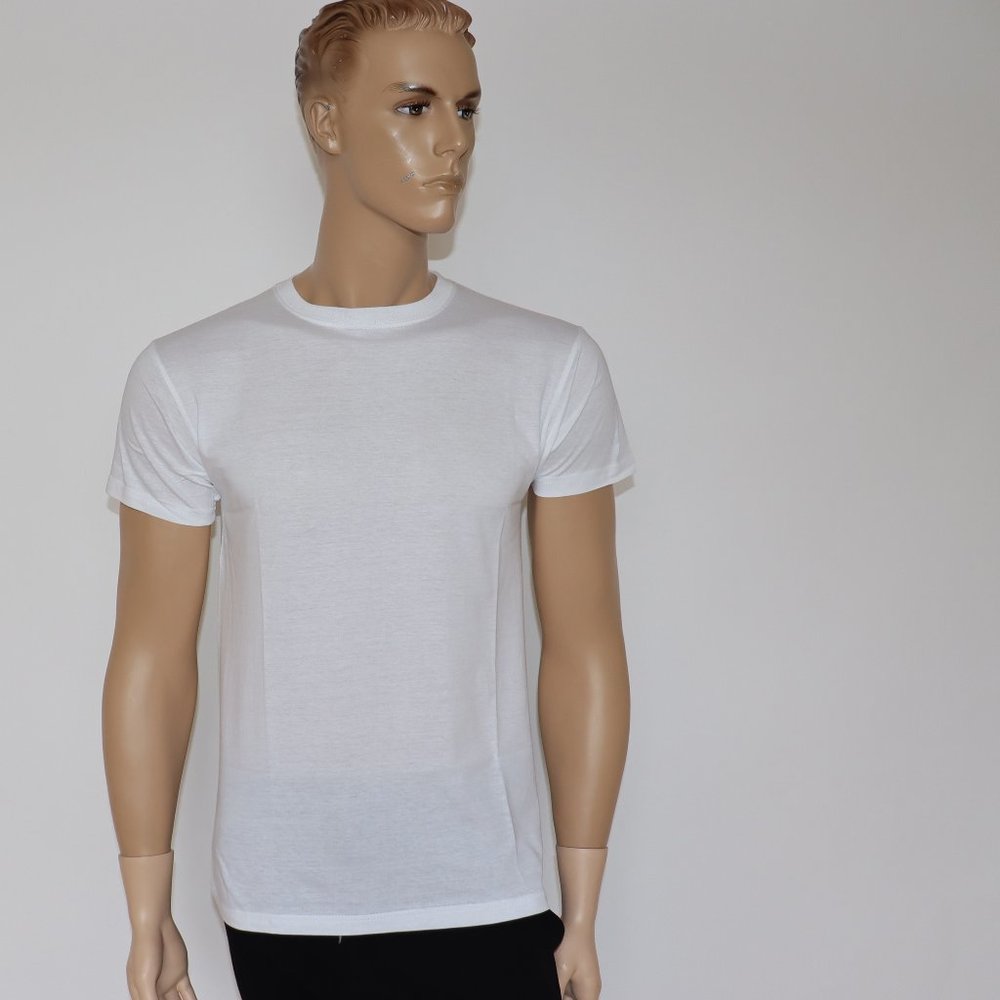 MEN Pack of 3 Plain White Cotton T-Shirt